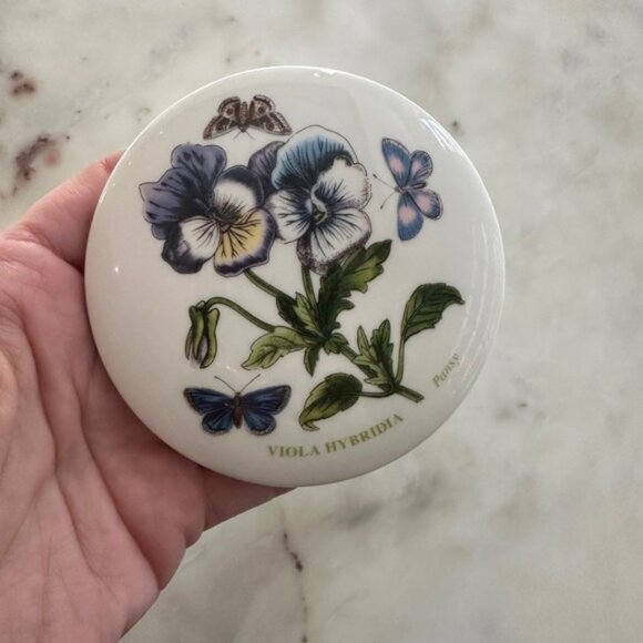 Portmeirion Botanic Garden Storage Box Trinket Dish With Lid - Picture 6 of 7